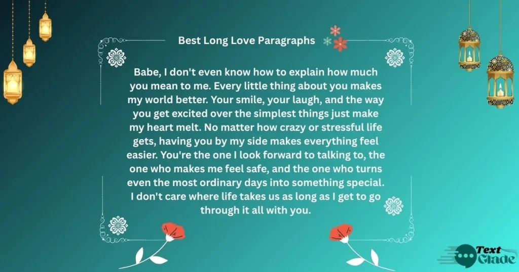 Best Long Love Paragraphs