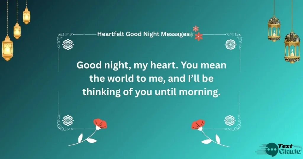 Heartfelt Good Night Messages for Her