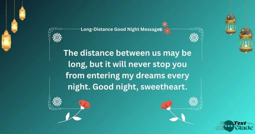 Long-Distance Good Night Messages for Her