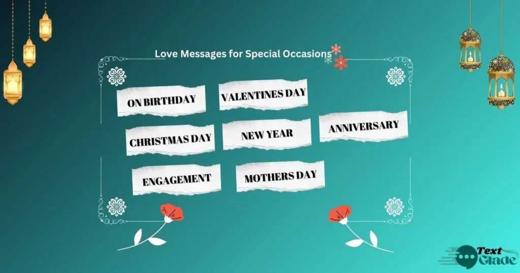 Love Messages for Special Occasions
