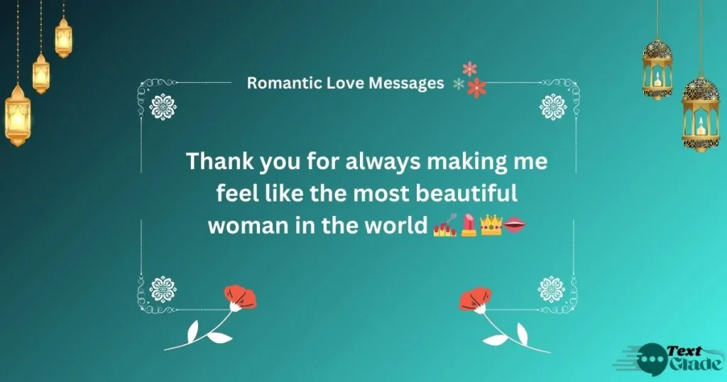 Romantic Love Messages for her