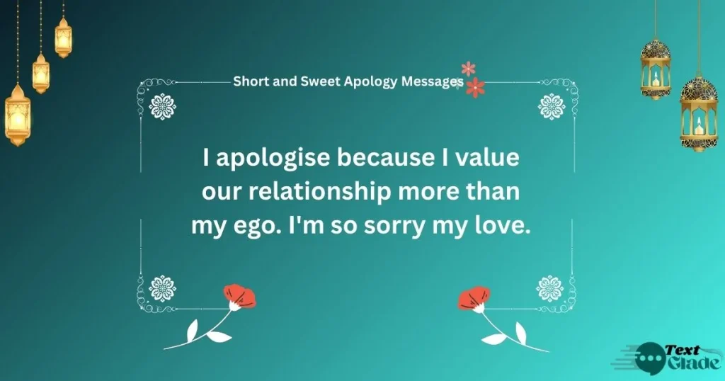 Short and Sweet Apology Messages for Her