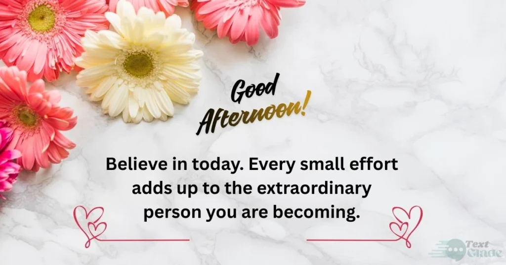 Inspirational & Motivational Good Afternoon Message for Her