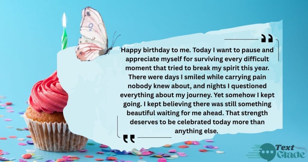 Long Birthday Wishes for Myself