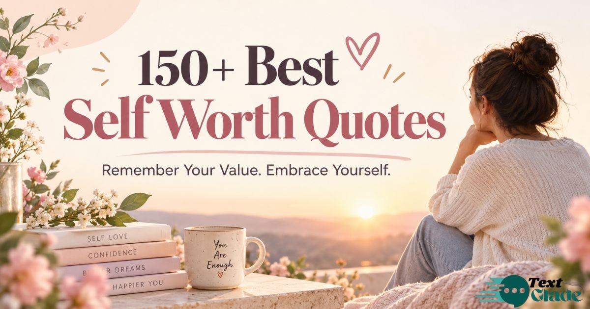 150+ Self Worth Quotes to Inspire You to Value Yourself
