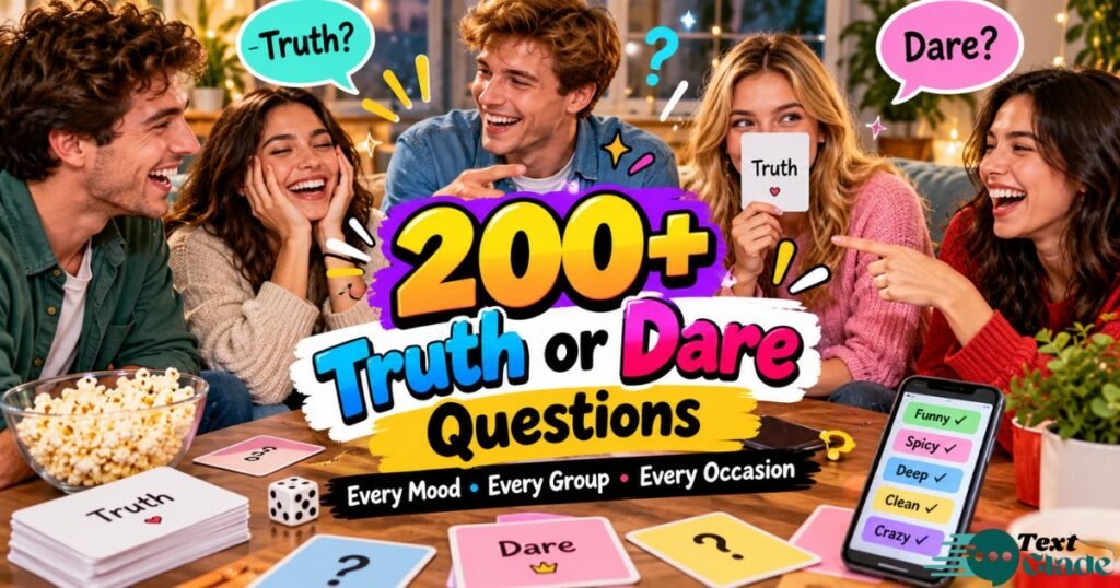 200+ Best Truth or Dare Questions for Every Mood, Group and Occasion