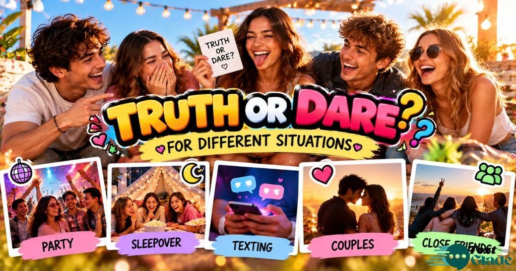 Truth or Dare Questions for Different Situations